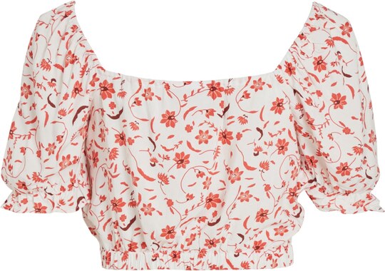 Vila Petite Tričko 'Aya' homárová / ružová / jasne červená / biela