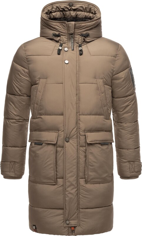 STONE HARBOUR Zimná parka 'Beviis' hnedá