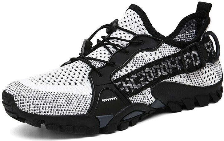 MIXI FASHION Trekové tenisky pánské turistické boty letní s nápisy