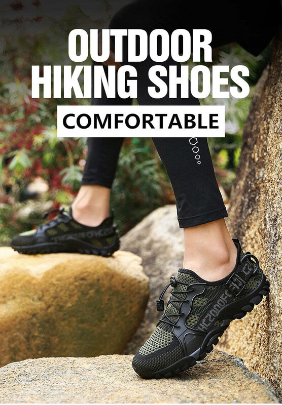 MIXI FASHION Trekové tenisky pánské turistické boty letní s nápisy