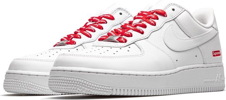 Nike Air Force 1 Low Supreme White Veľkosť: 38.5