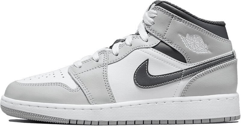Air Jordan 1 Mid Light Smoke Grey Anthracite GS Veľkosť: 35.5