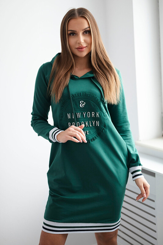 Fashionweek Mikinové šaty s kapucňou Brooklyn K62095
