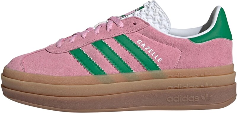 ADIDAS ORIGINALS Nízke tenisky 'Gazelle Bold' zelená / staroružová / biela