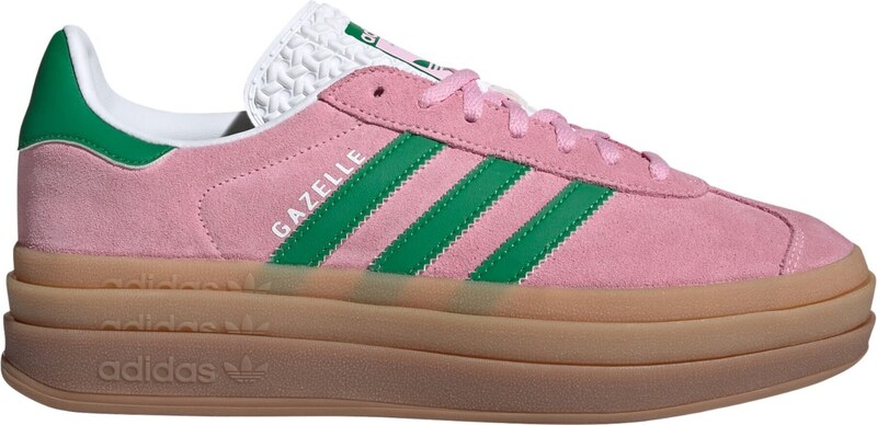 ADIDAS ORIGINALS Nízke tenisky 'Gazelle Bold' zelená / staroružová / biela