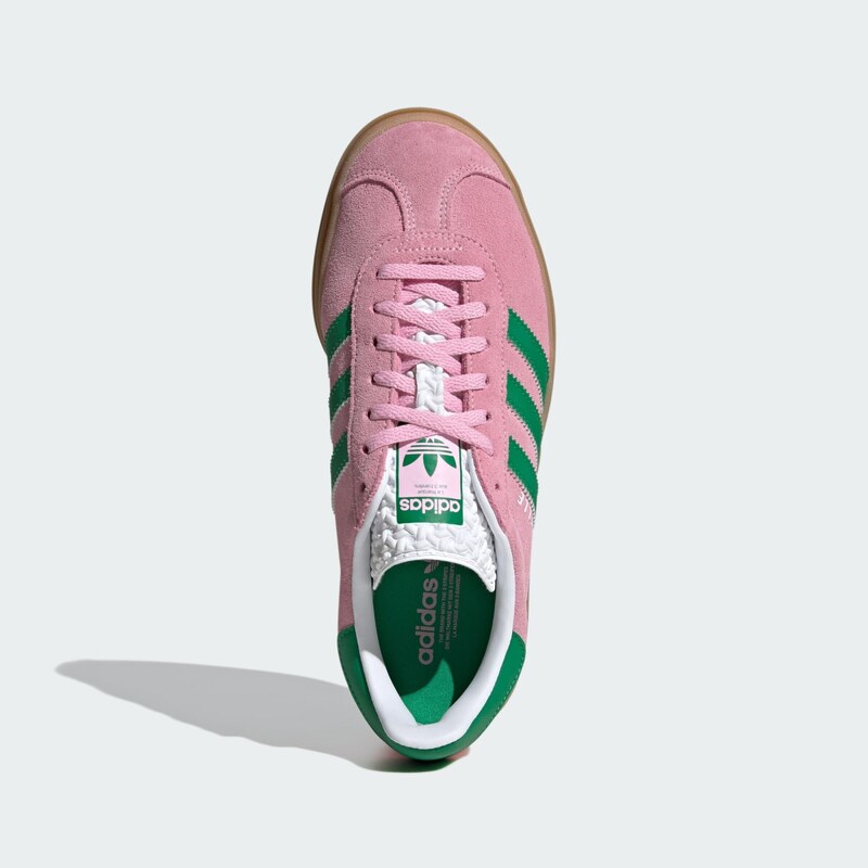 ADIDAS ORIGINALS Nízke tenisky 'Gazelle Bold' zelená / staroružová / biela