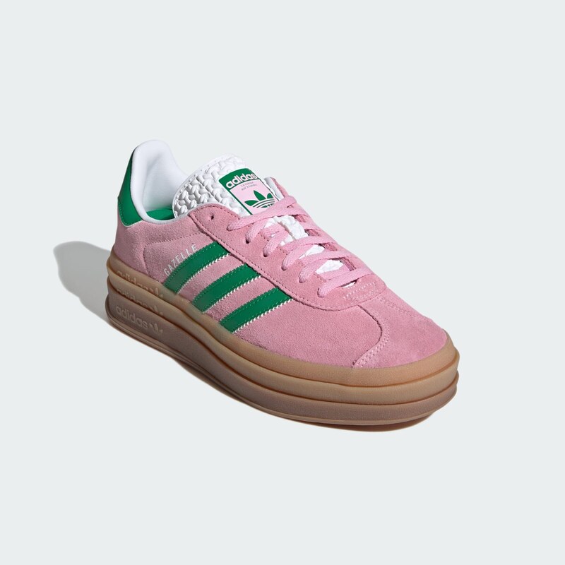 ADIDAS ORIGINALS Nízke tenisky 'Gazelle Bold' zelená / staroružová / biela