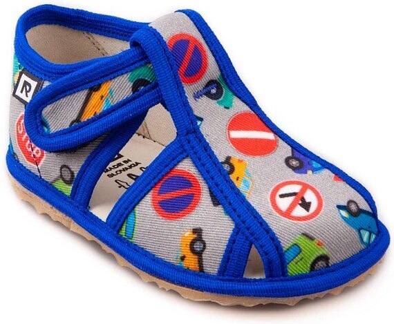 RAK Papučky šedé autá