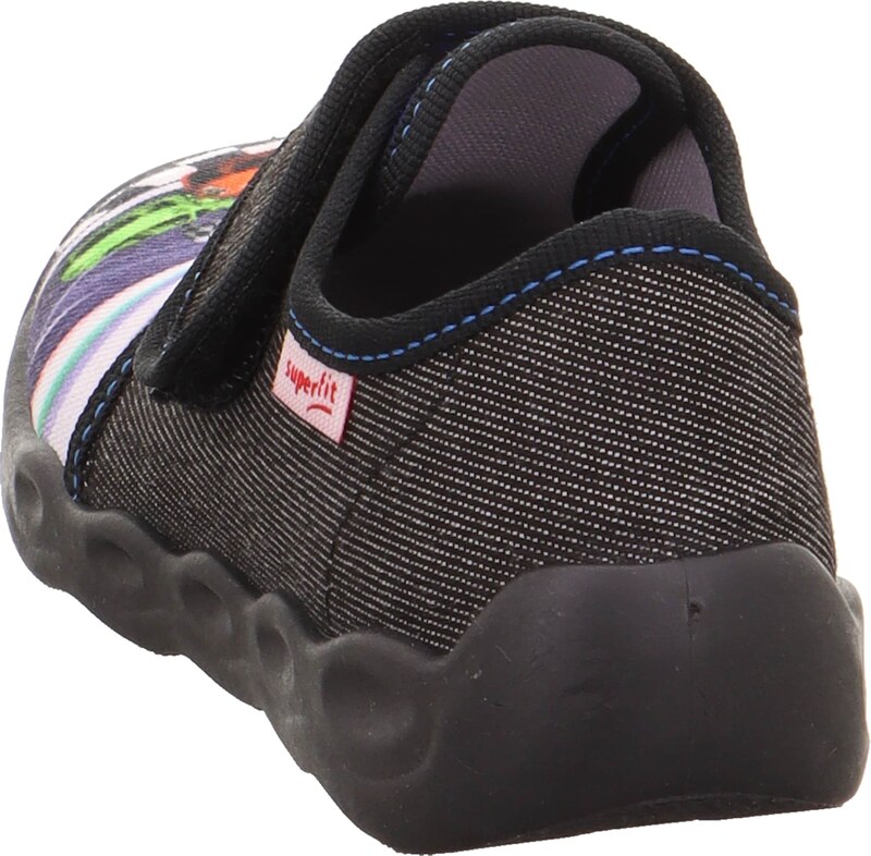 SUPERFIT Papuče 'BUBBLE' svetlomodrá / oranžová / ružová / čierna