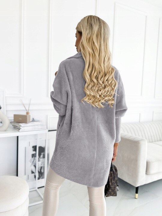 Fashionweek Vlnený kabát z alpaky tc830