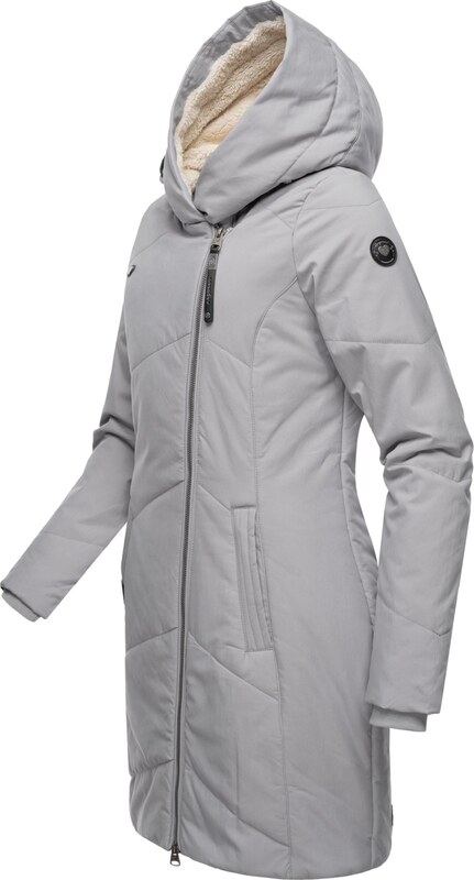 Ragwear Zimný kabát 'Gordon' béžová / sivá