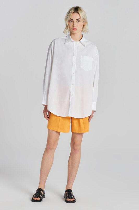KOŠEĽA GANT OS POPLIN SHIRT WHITE