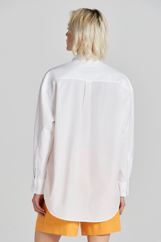 KOŠEĽA GANT OS POPLIN SHIRT WHITE