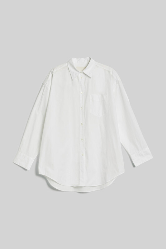 KOŠEĽA GANT OS POPLIN SHIRT WHITE