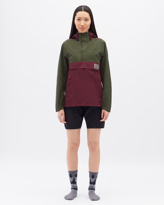 Dámska gravel bunda Silvini Montesola zelená/vínová