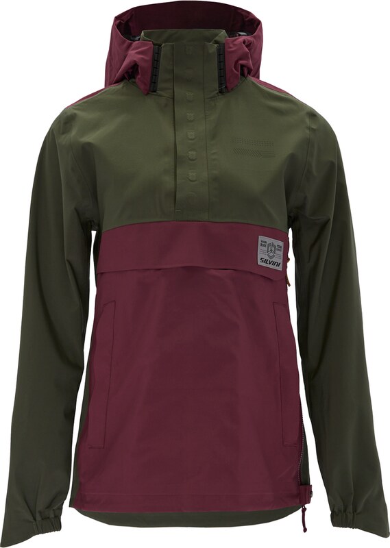 Dámska gravel bunda Silvini Montesola zelená/vínová