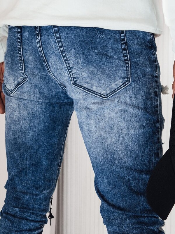 Dstreet Jedinečné modré pánske rifle