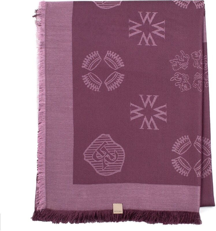 Wittchen Dámska monogramová tkaná bambusová šatka 97-7D-002-V