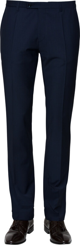 Pánske modré oblekové nohavice CLUB OF GENTS slim fit