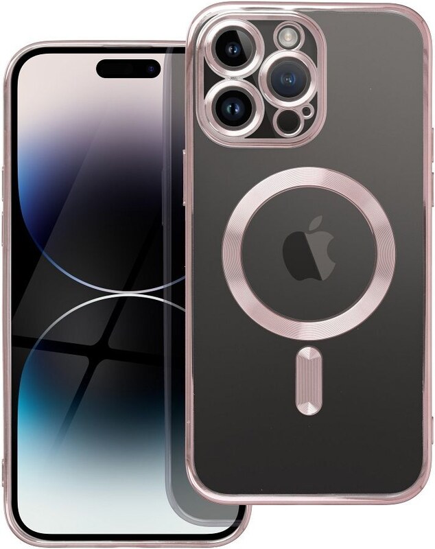 OEM Electro Kryt s MagSafe pre iPhone 14 Pro, Ružový