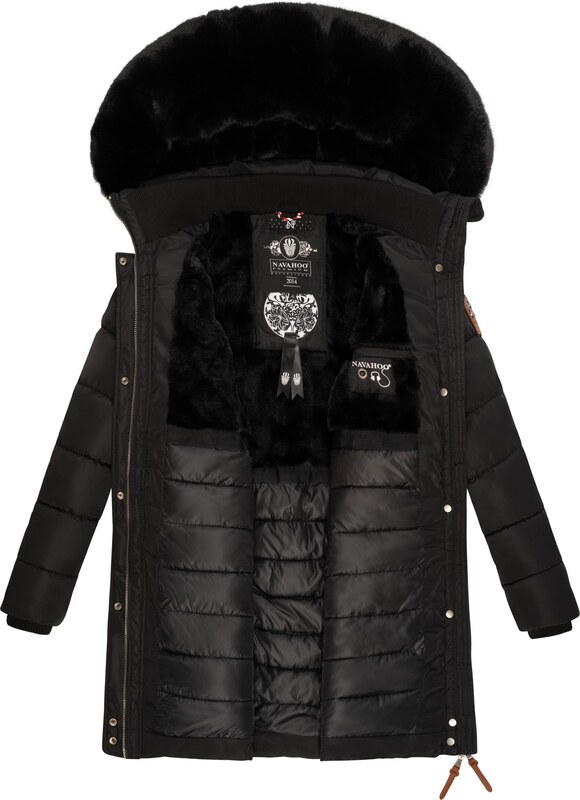 NAVAHOO Zimný kabát 'Paula' čierna