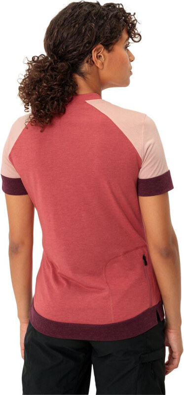 Vaude all-mountain dres, Altissimo Q-Zip, brick, dámsky