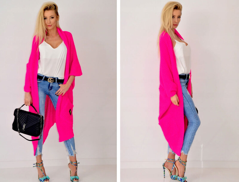 Fashionweek Kardigan bez zapínania z kvalitného materiálu ANNA