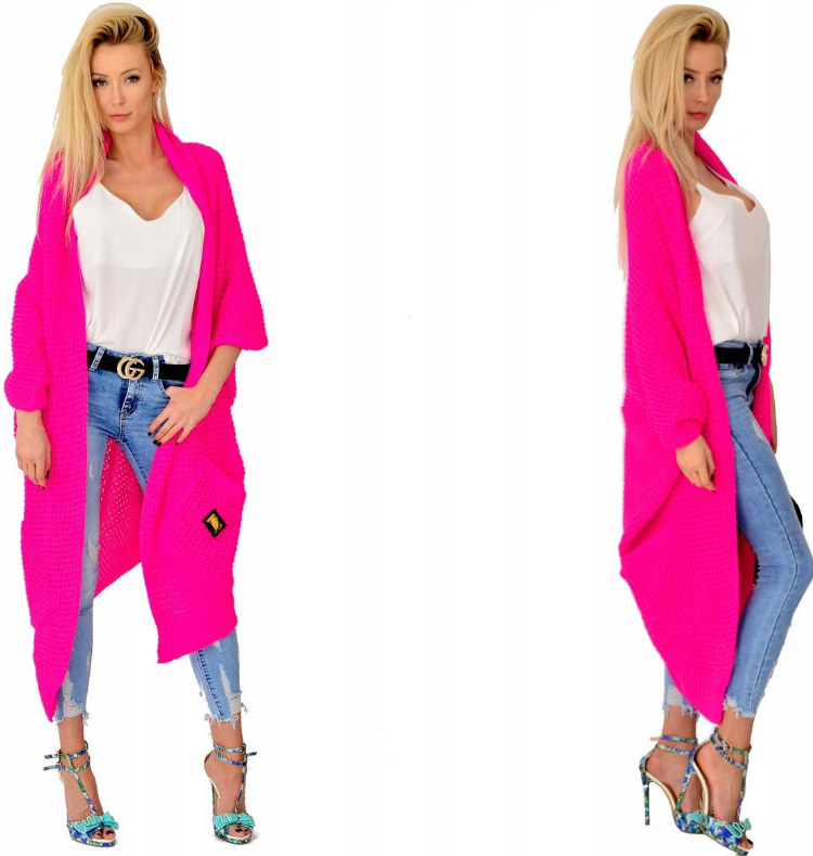 Fashionweek Kardigan bez zapínania z kvalitného materiálu ANNA