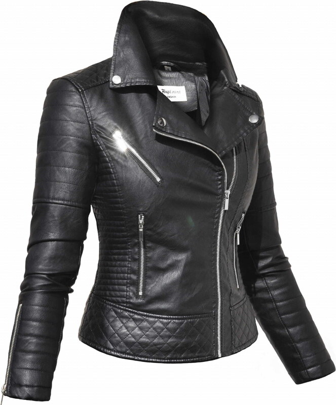 Fashionweek Bunda Ramoneska MOTO BIKER F1941