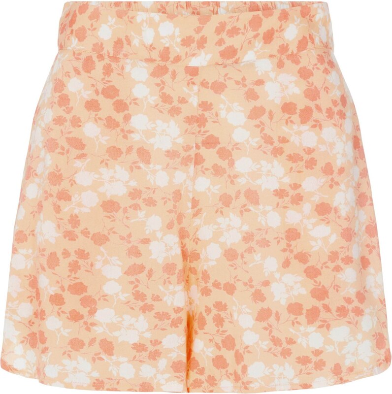 PIECES Nohavice 'Nya' krémová / marhuľová / biela