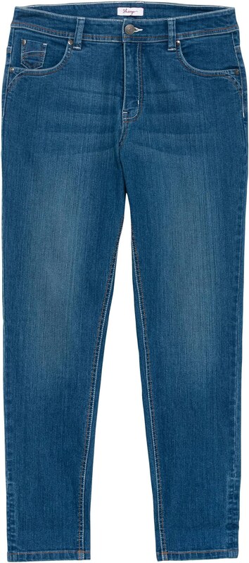 SHEEGO Džínsy enciánová