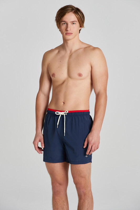 PLAVKY GANT SHIELD SWIM SHORTS MARINE