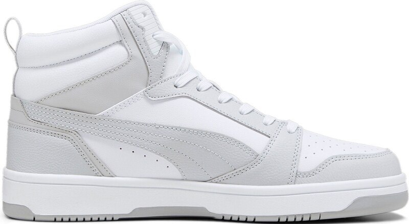 PUMA Členkové tenisky 'Rebound V6' svetlosivá / biela