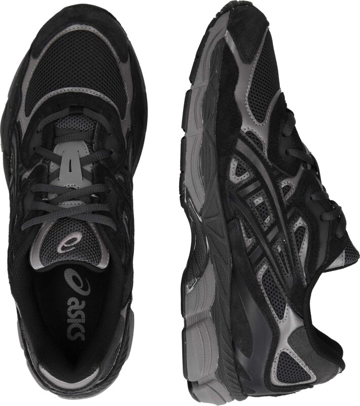 ASICS SportStyle Nízke tenisky 'Gel-Nyc' čierna / strieborná