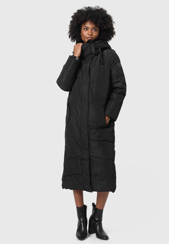 NAVAHOO Zimný kabát 'Hingucker XIV' čierna