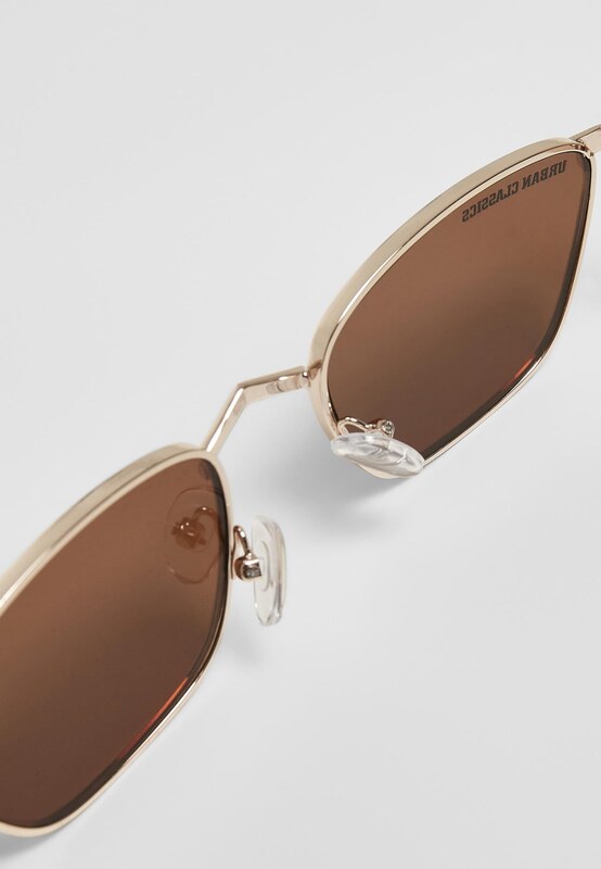 Urban Classics Slnečné okuliare 'Kalymnos' hnedá / zlatá