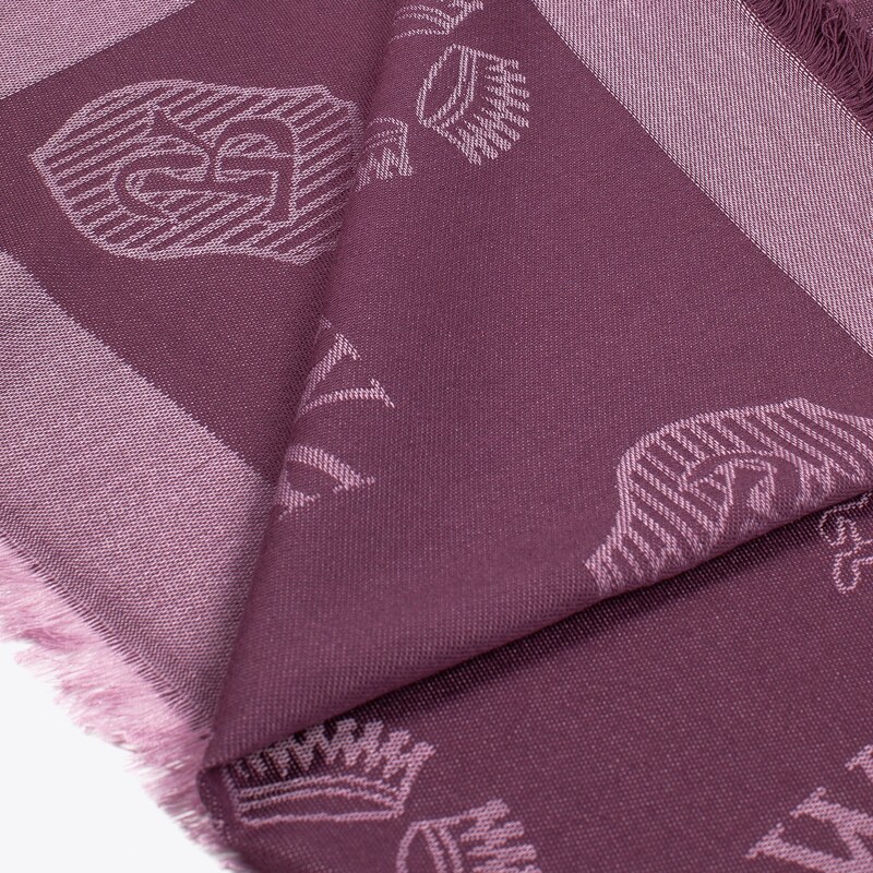 Wittchen Dámska monogramová tkaná bambusová šatka 97-7D-002-V