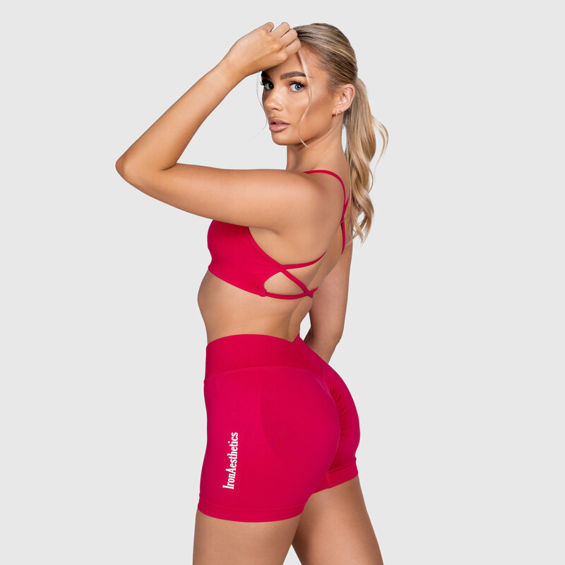 Športová podprsenka Iron Aesthetics Shape, červená