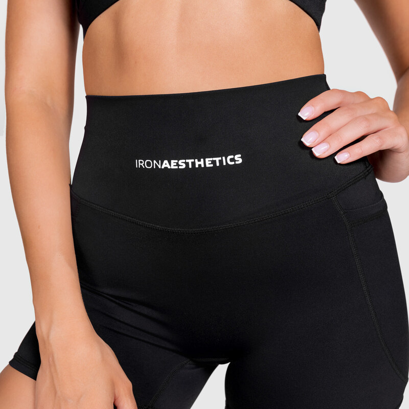 Športové kraťasy Iron Aesthetics Siren, čierne