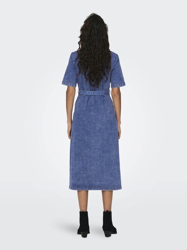 ONLY Košeľové šaty 'Lana' modrá denim