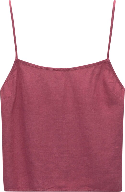 Pull&Bear Top burgundská
