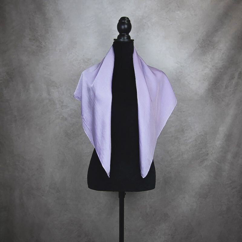 Vega Hodvábna šatka SVETLO-FIALOVÁ 90 x 90cm