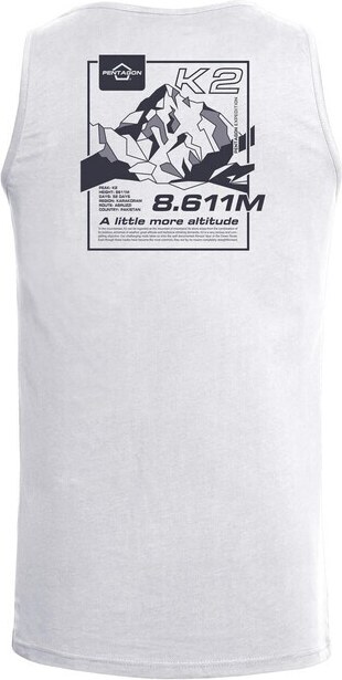Pentagon pánske tielko Astir K2 Mountain, biele