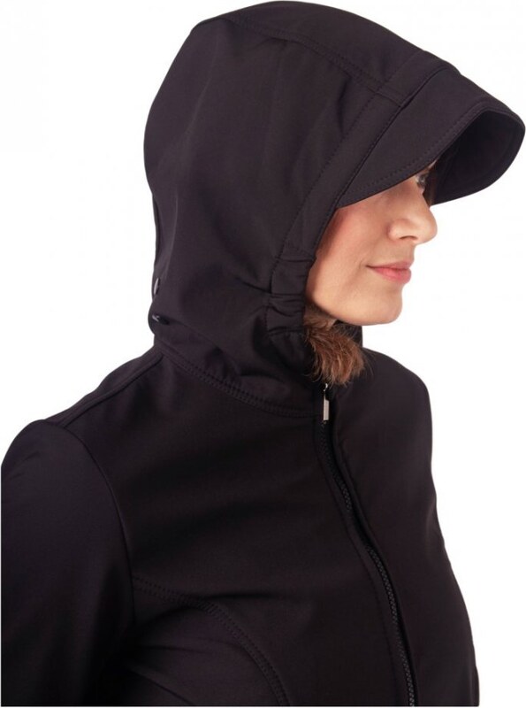 Jožánek Softshellová bunda na nosenie detí Andrea + TEHOTENSKÁ VSADKA, čierna