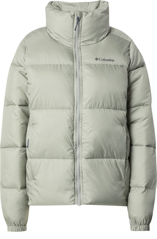 COLUMBIA Outdoorová bunda 'Puffect II' mätová / biela