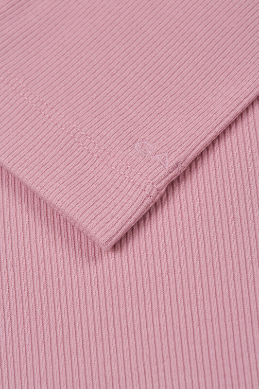 ROLÁK GANT SLIM RIB TURTLENECK DUSTY PINK
