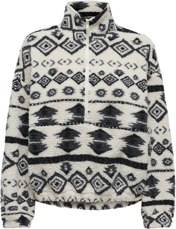 ONLY Sveter 'ONLJANNE' béžová / čierna