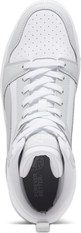 PUMA Členkové tenisky 'Rebound V6' svetlosivá / biela