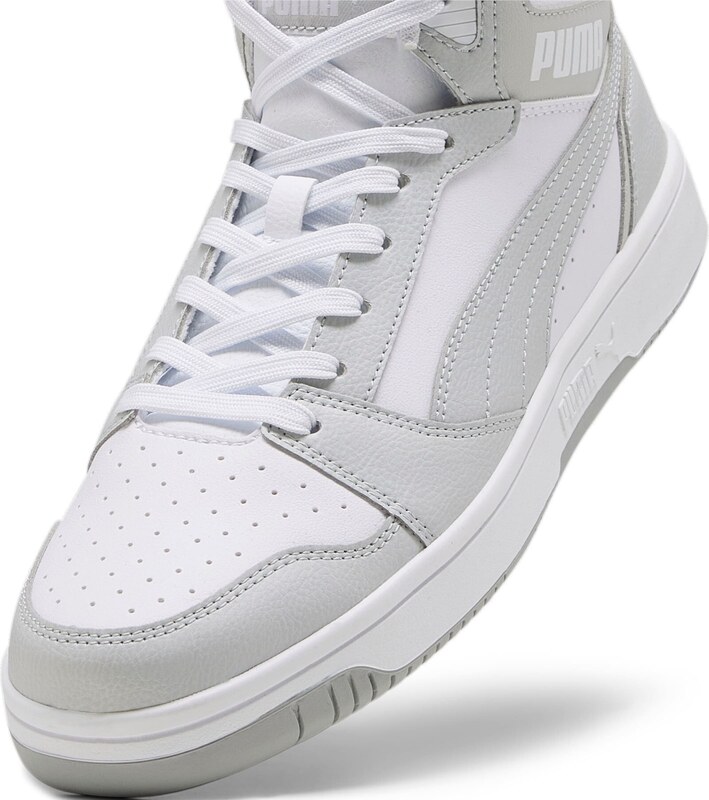 PUMA Členkové tenisky 'Rebound V6' svetlosivá / biela