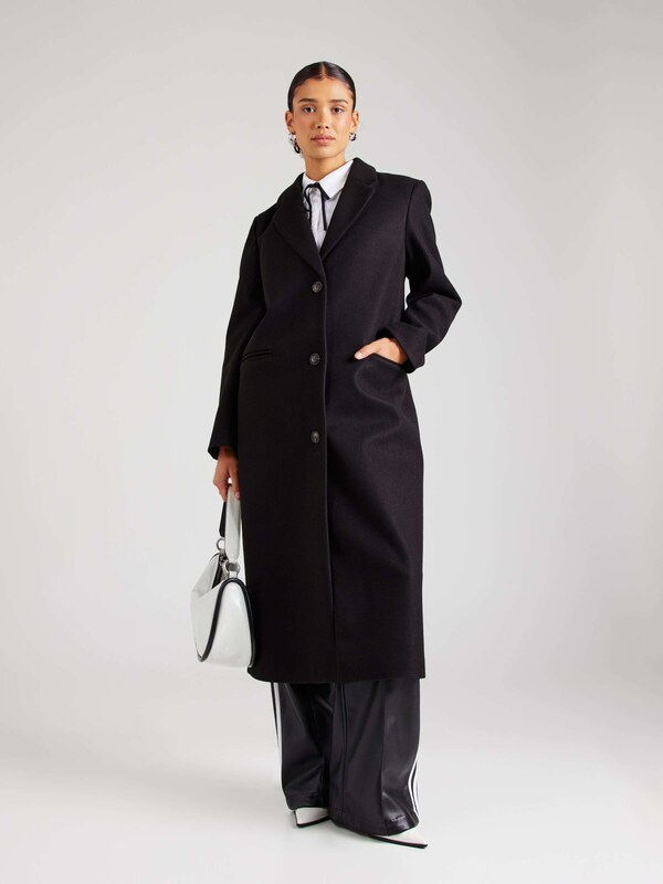 VILA Prechodný kabát 'Solo' čierna